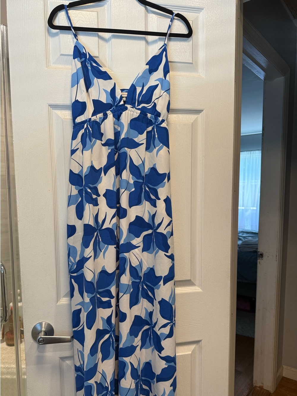 Target a new day Blue and White Floral Maxi Dress